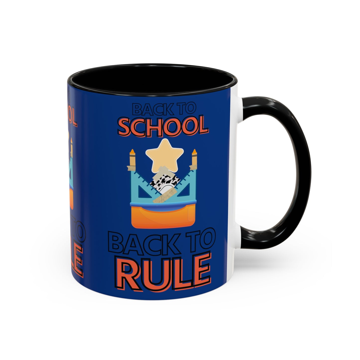 Back to School Back to Rule Accent Coffee Mug (11, 15oz)