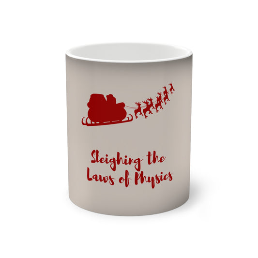 Color-Changing Mug 11oz - Sleighing the Laws of Physics