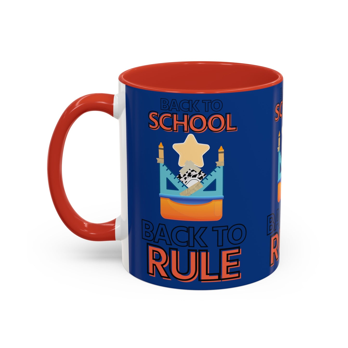 Back to School Back to Rule Accent Coffee Mug (11, 15oz)