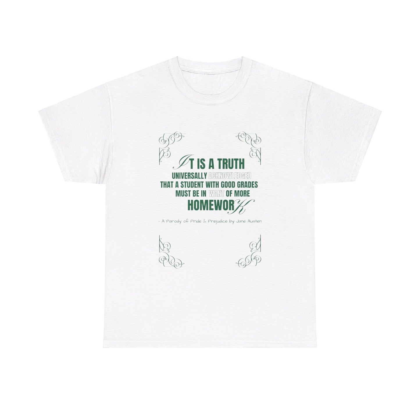 It's A Truth Universally Acknowledged Unisex Heavy Cotton Tee