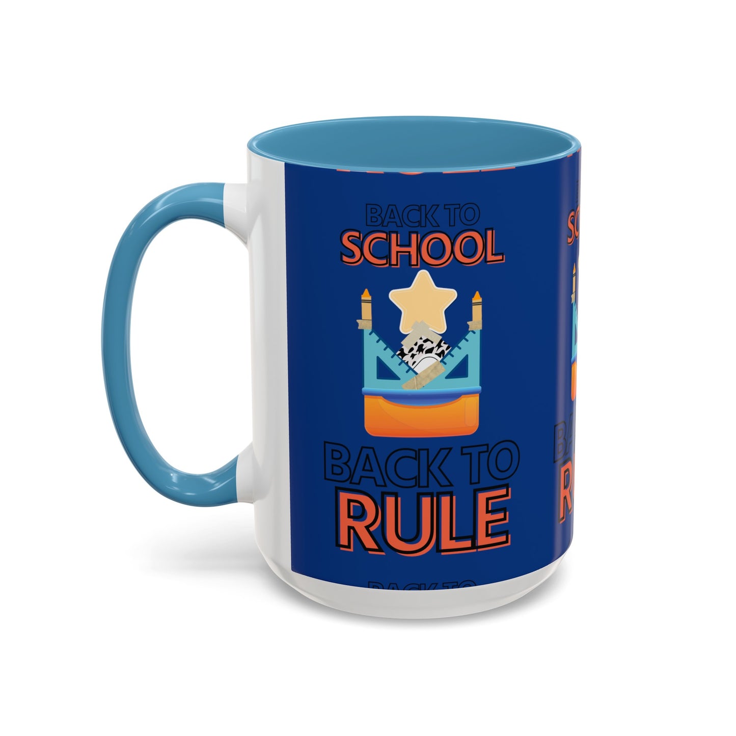 Back to School Back to Rule Accent Coffee Mug (11, 15oz)