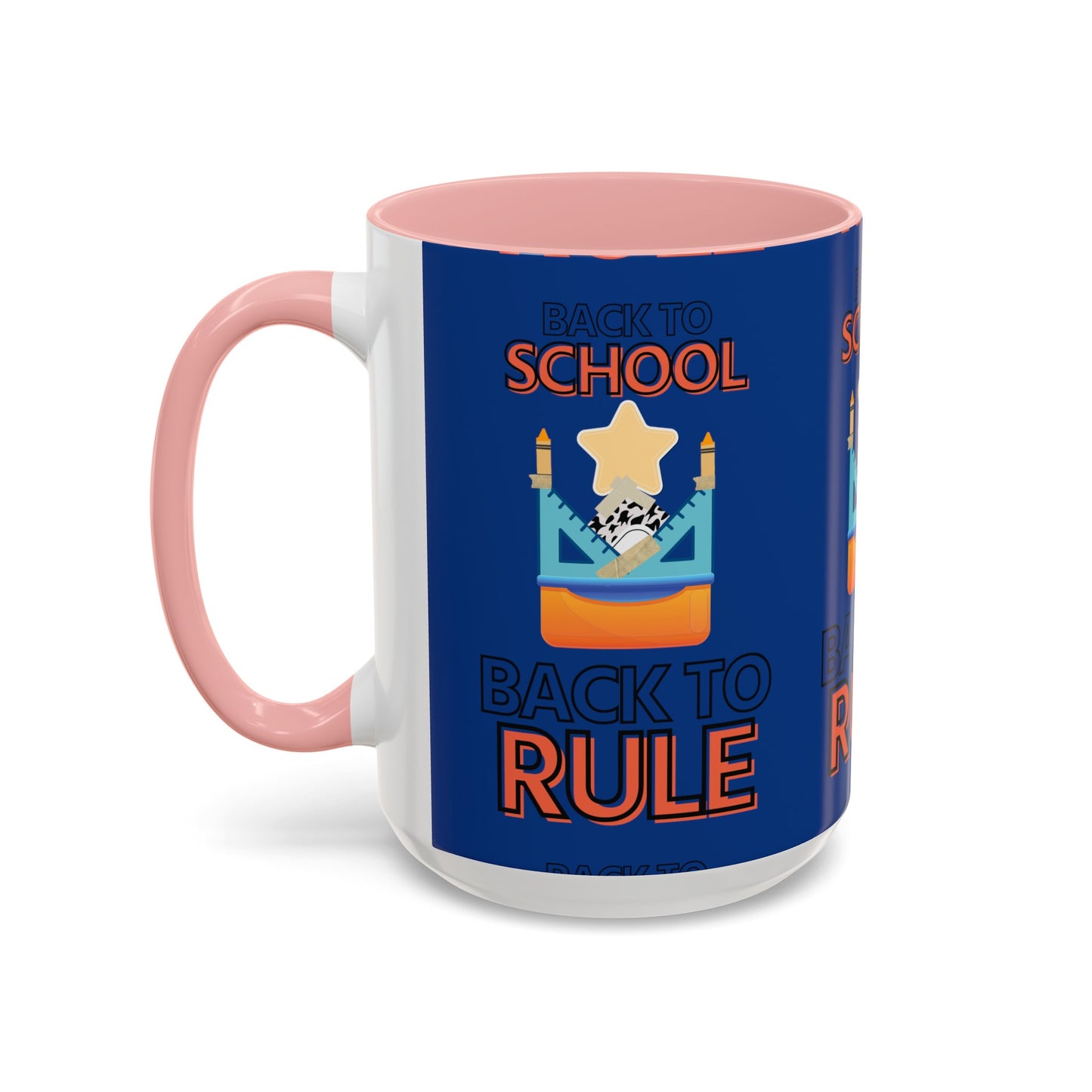 Back to School Back to Rule Accent Coffee Mug (11, 15oz)