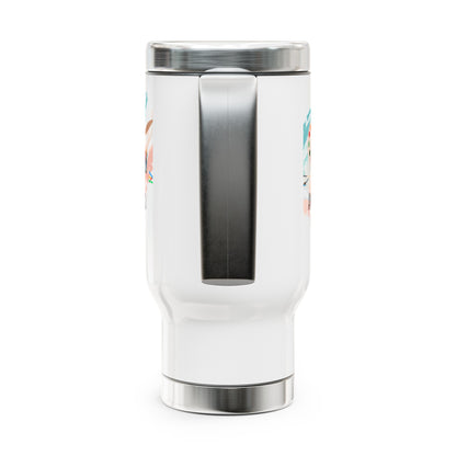 Art Nerd Stainless Steel Travel Mug with Handle, 14oz