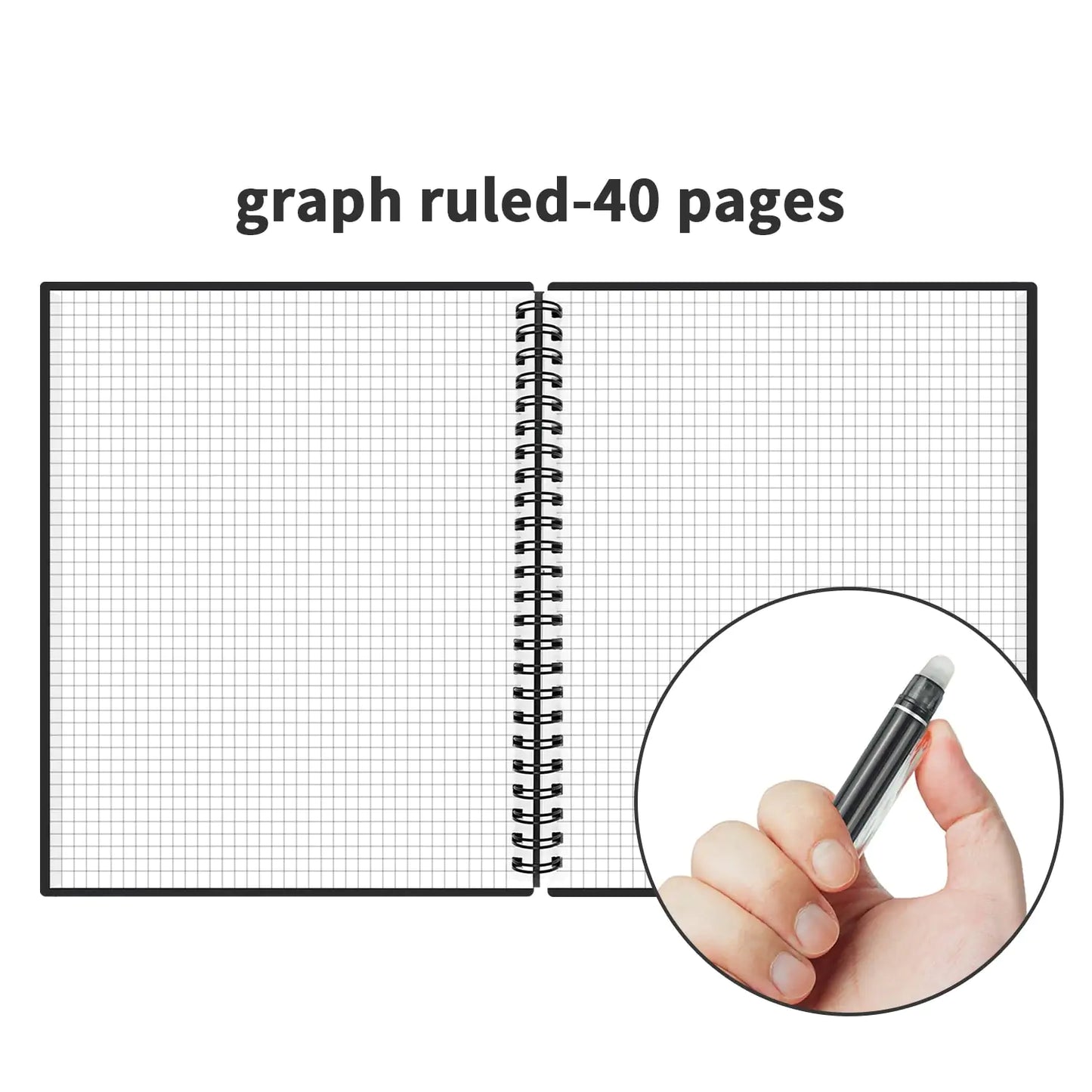 Smart Reusable Notebook A4 Erasable Wire Bound Notebook Sketch Pads