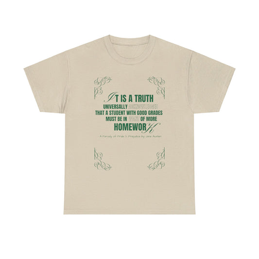 It's A Truth Universally Acknowledged Unisex Heavy Cotton Tee