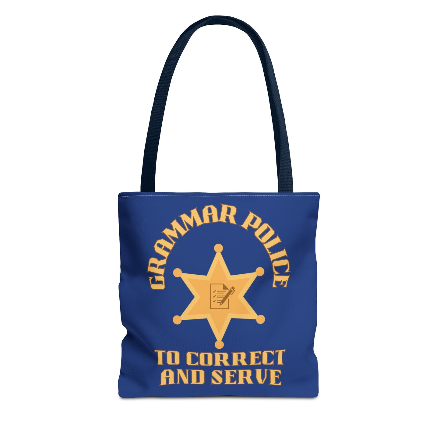 Grammar Police Tote Bag