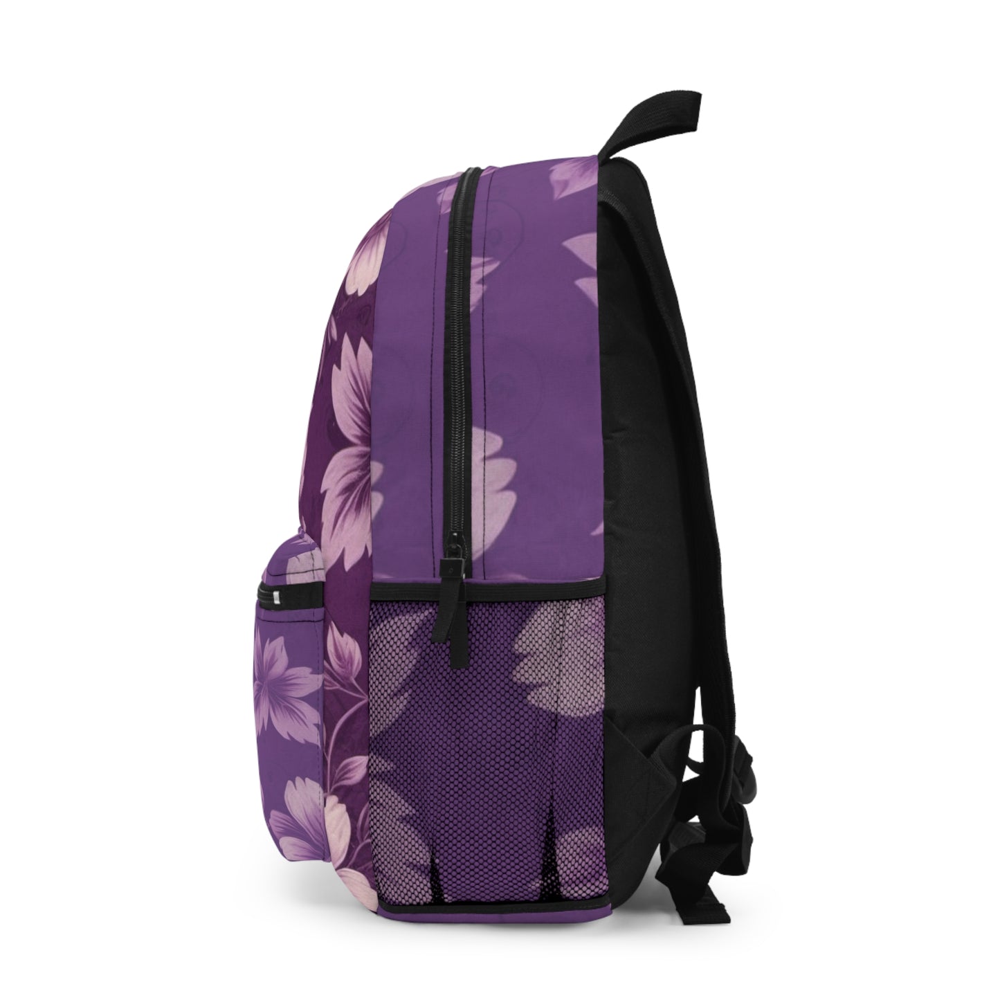 Purple Victorian Floral Backpack