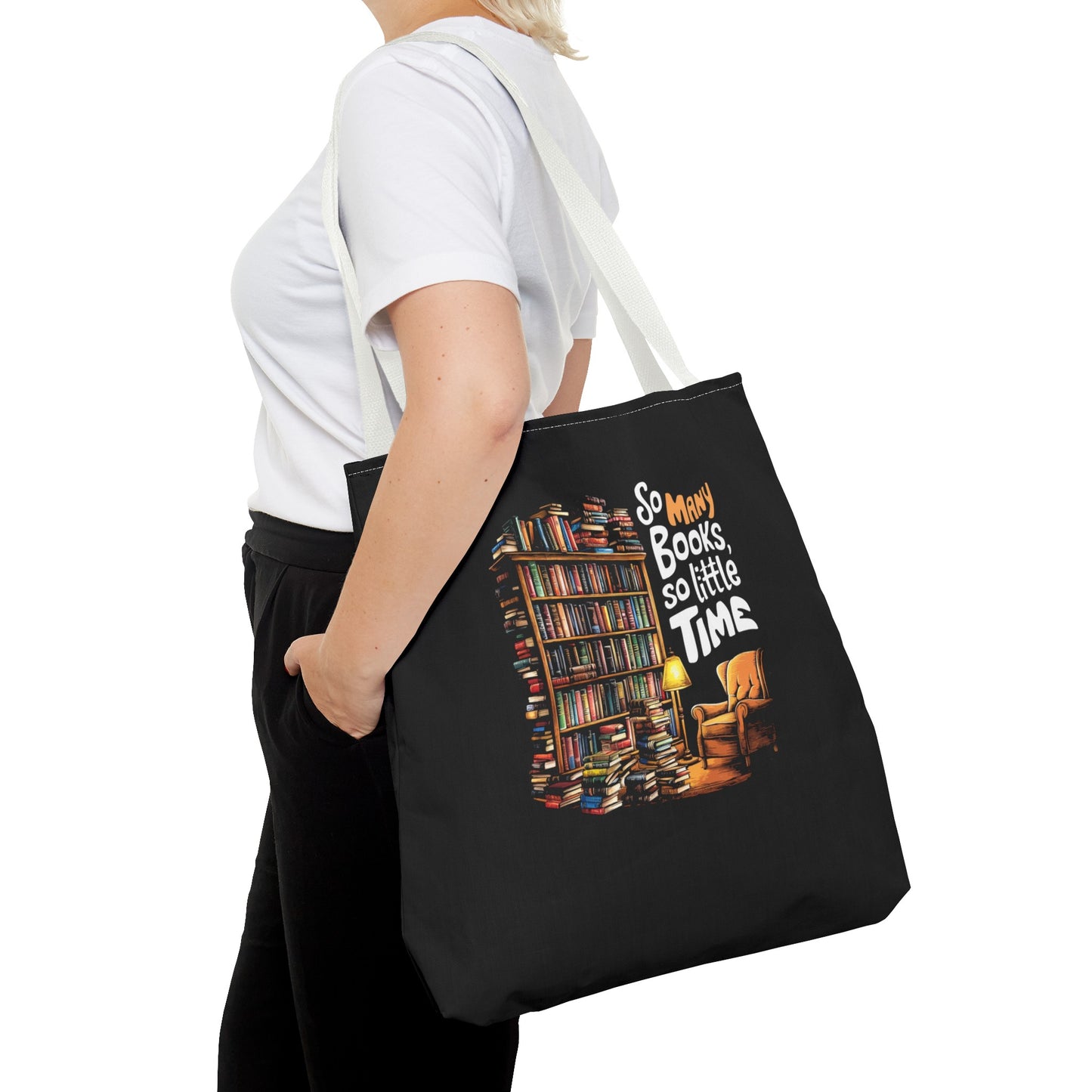 So Many Books So Little Time Tote Bag