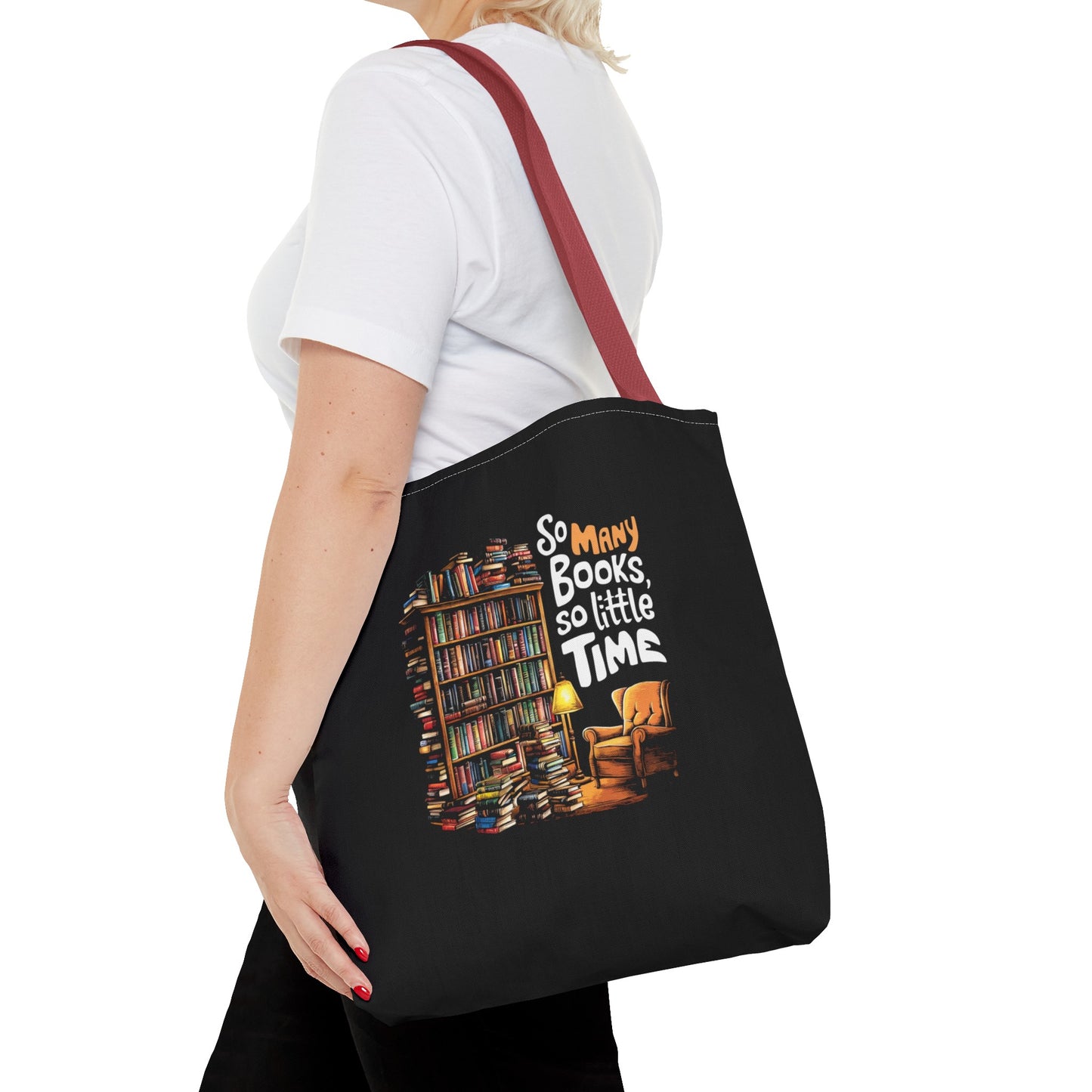 So Many Books So Little Time Tote Bag