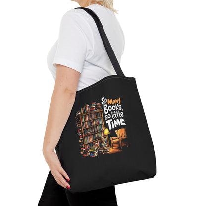 So Many Books So Little Time Tote Bag