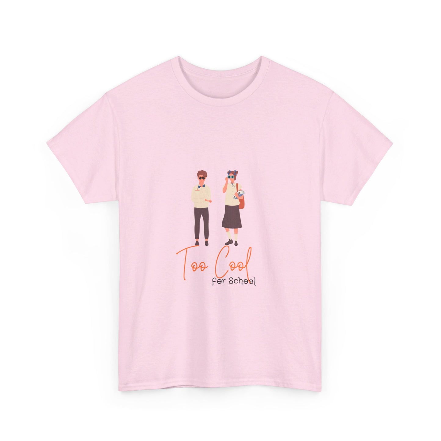 Too Cool for School Unisex Heavy Cotton Tee