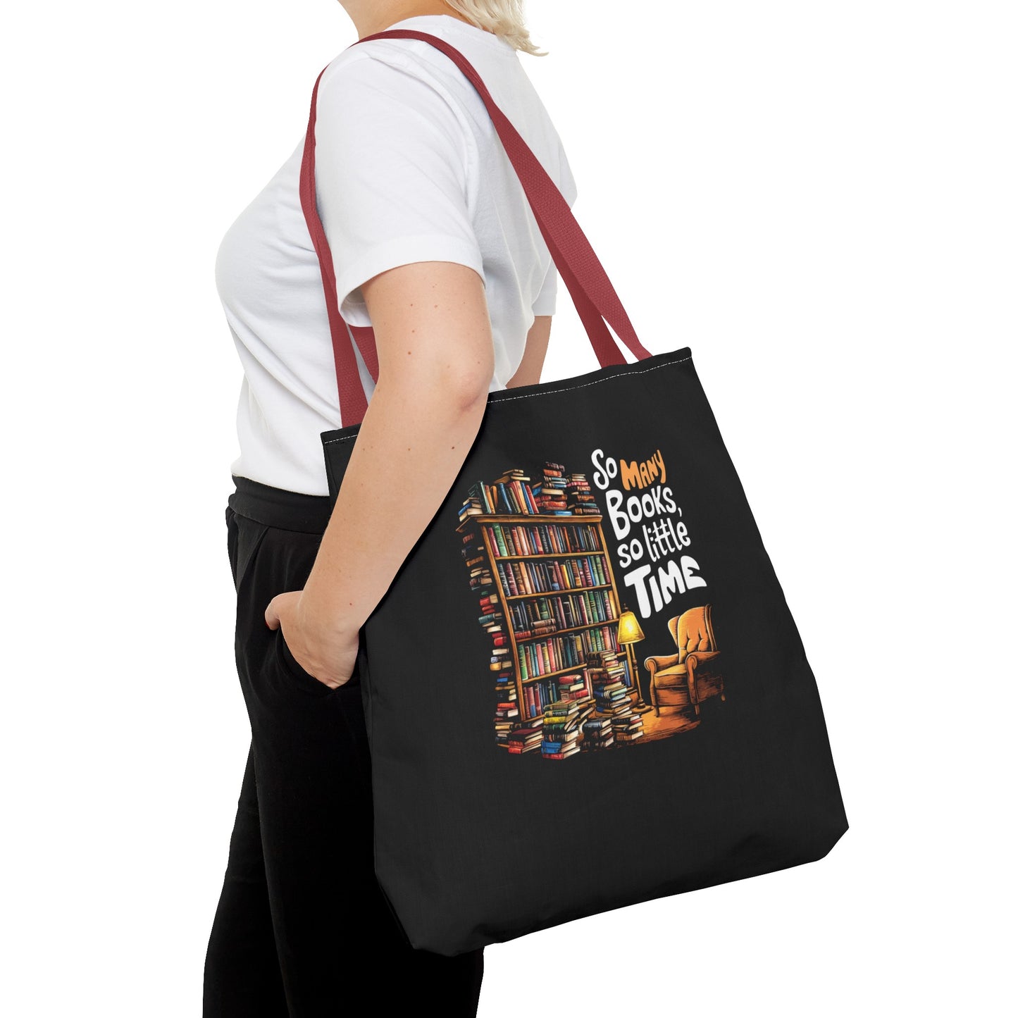 So Many Books So Little Time Tote Bag