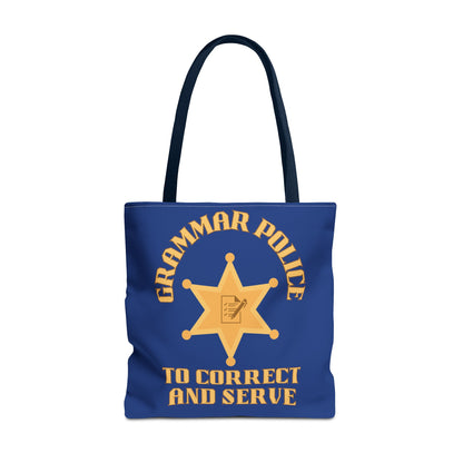 Grammar Police Tote Bag