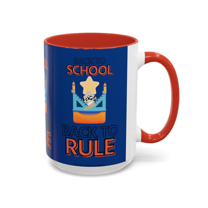 Back to School Back to Rule Accent Coffee Mug (11, 15oz)