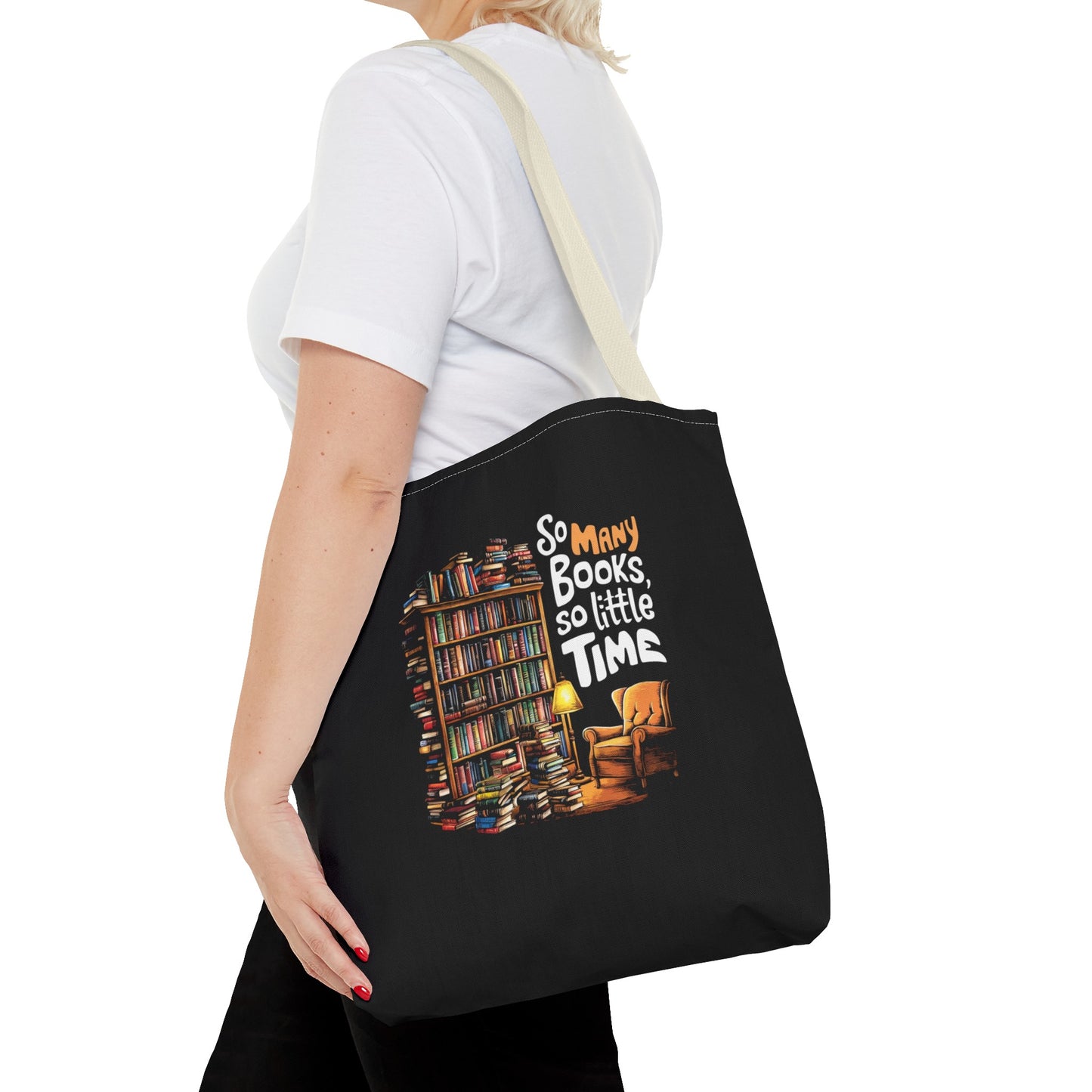 So Many Books So Little Time Tote Bag