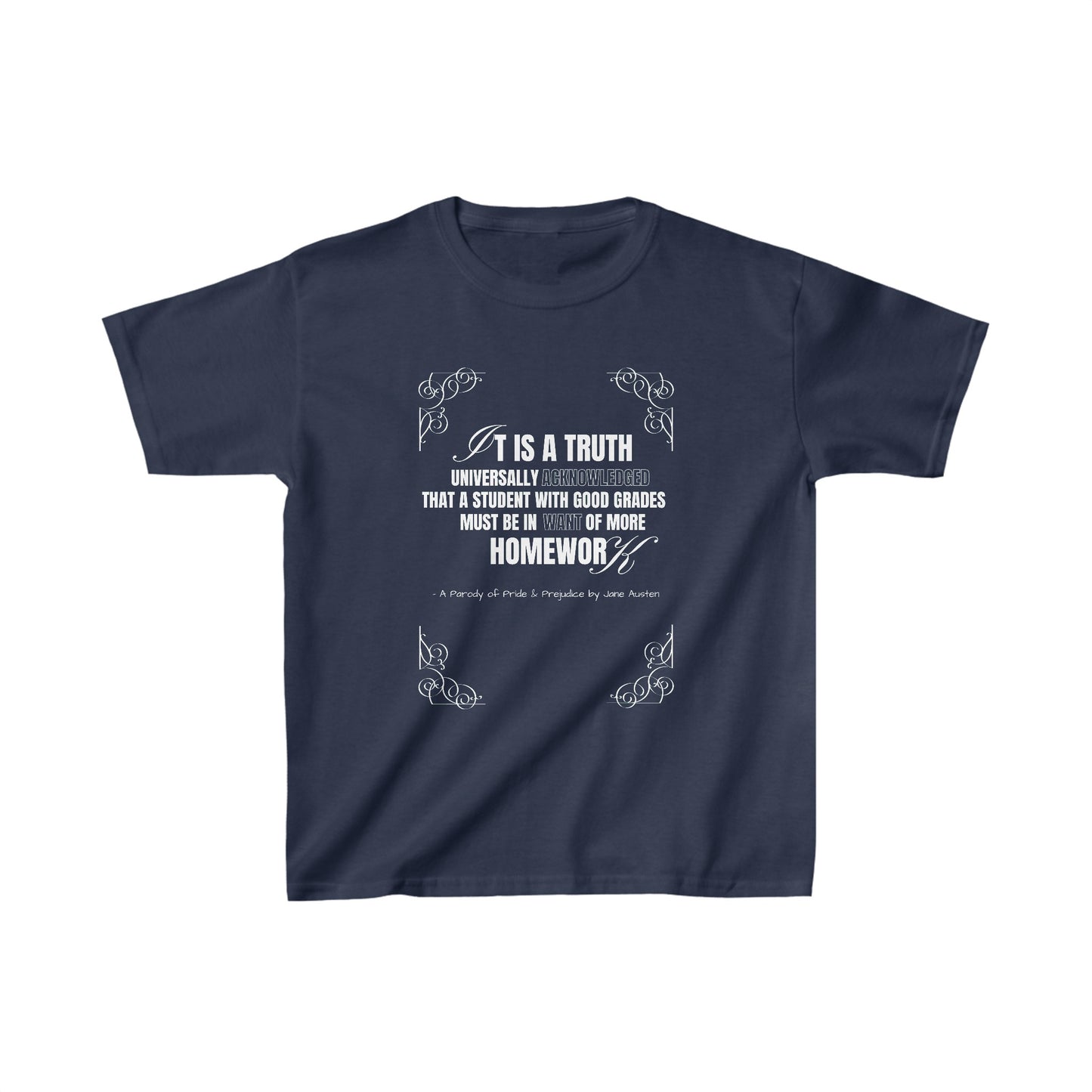 It's a Truth Universally Acknowledged Kids Heavy Cotton™ Tee