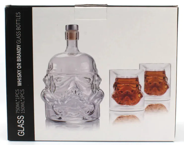 Borosilicate glass decanter