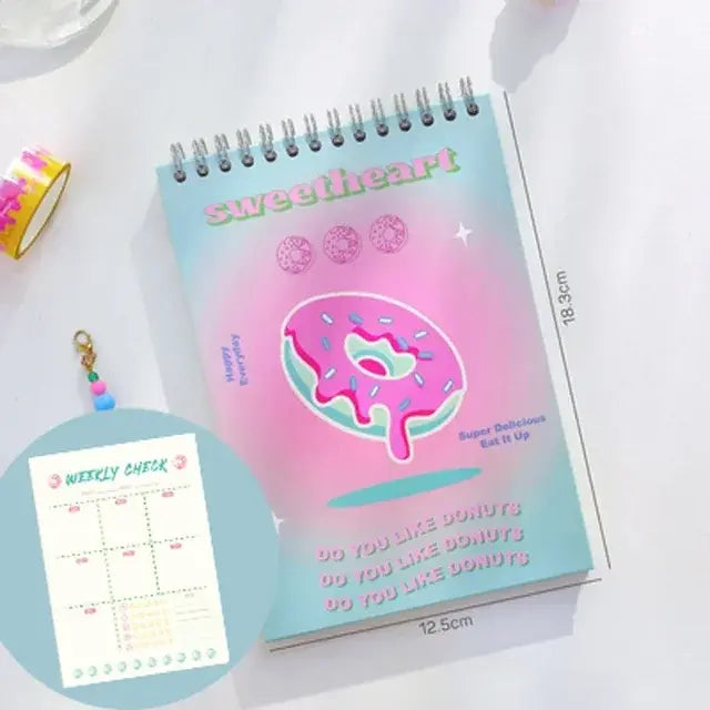 Undated A5 Spiral Weekly Planner Stationery Set