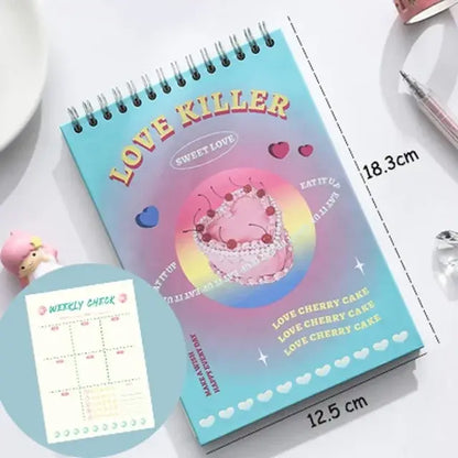 Undated A5 Spiral Weekly Planner Stationery Set