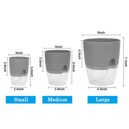 Double Layer Self Watering Flowerpot