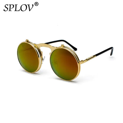 Vintage Steampunk Flip Sunglasses