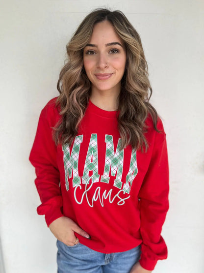 Customizable Mama Claus Sweatshirt