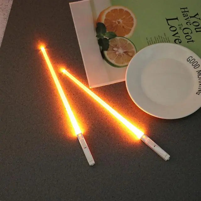 1 Pair LED Lightsaber Chopstick