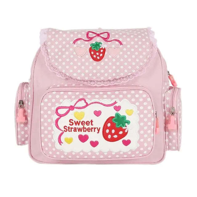 Japanese Backpack  Sweet Strawberry