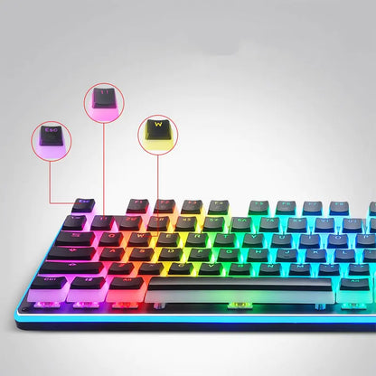 Pudding Keycaps PBT Doubleshot OEM for Mechanical Keyboards