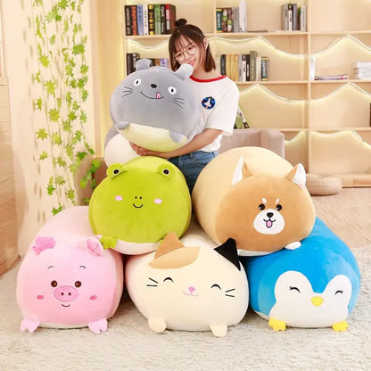 Soft Plush Cartoon Animal Pillow