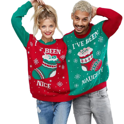 Christmas Couple's Novelty Blouse