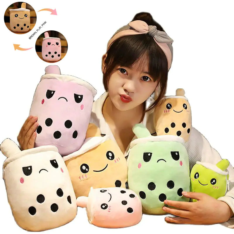 Cute Boba Milk Tea Plushie Toy